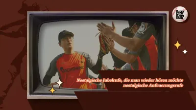 Einführung des braunen Retro-Konzepts von Baseball-Jubeln