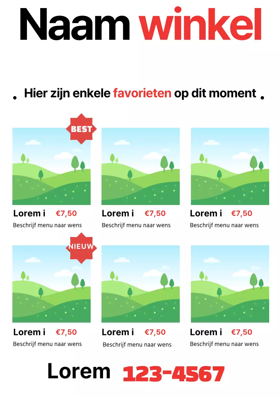 Winkelnaam menubord_01