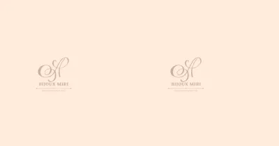 Beige Simple Logo Jewellery Shop