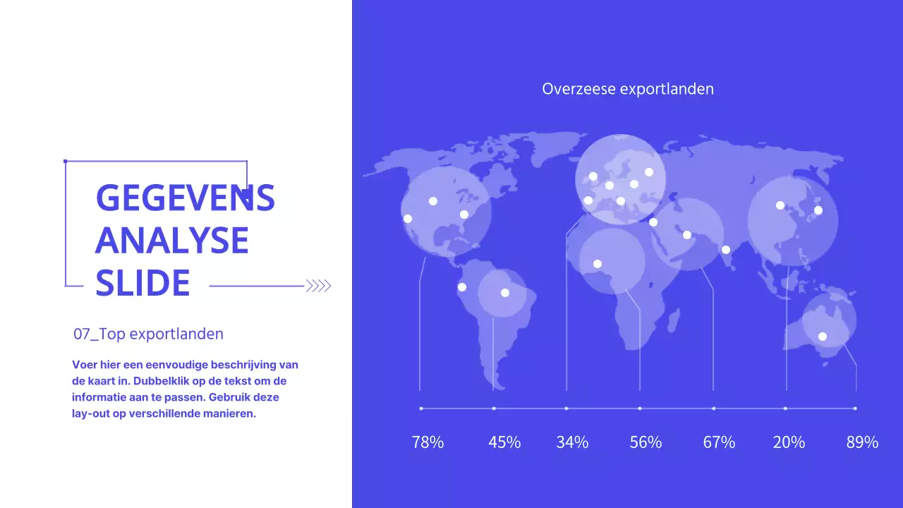 Blauw-wit bedrijfsplan bedrijfspresentatie PPT