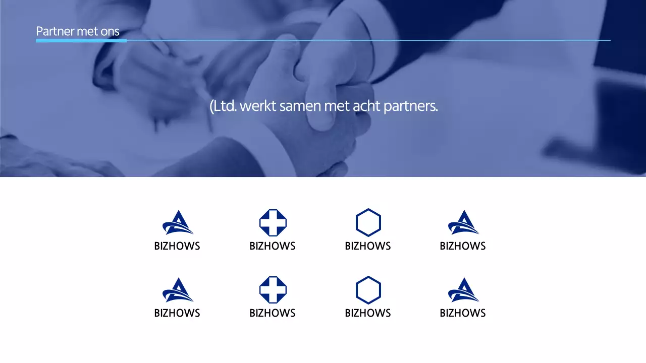 Minimalistische bedrijfsbrief