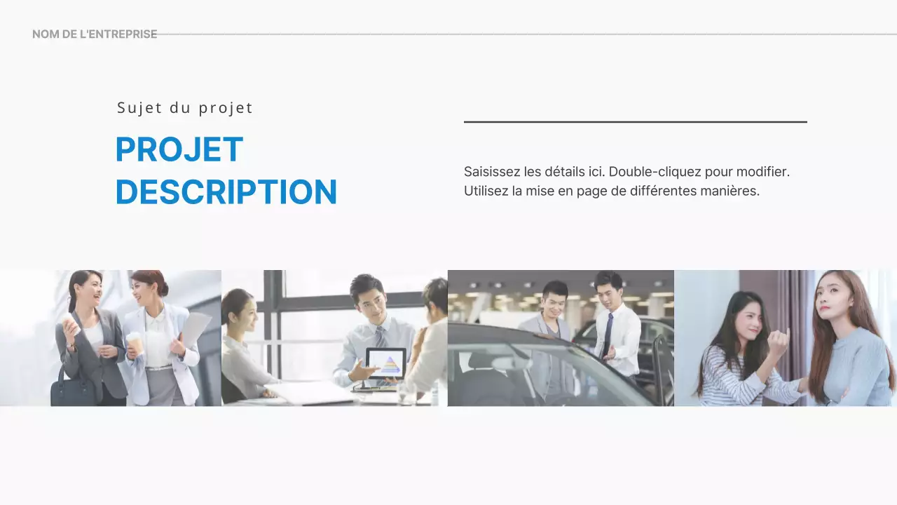 Présentations pour les rapports