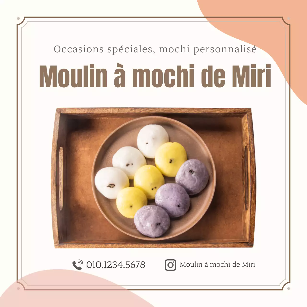 Occasions spéciales, gâteaux de riz personnalisés à l'avance Promouvoir votre petite entreprise de pâtisserie de gâteaux de riz