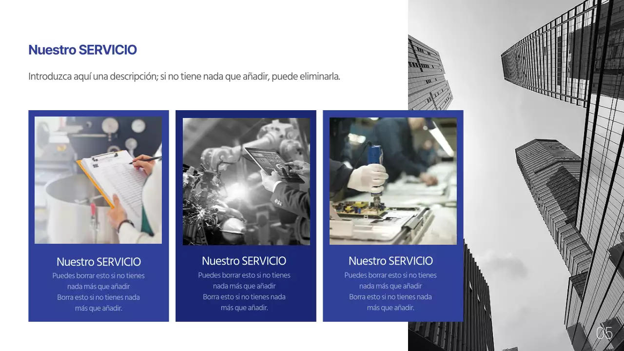 Perfil de empresa sencillo