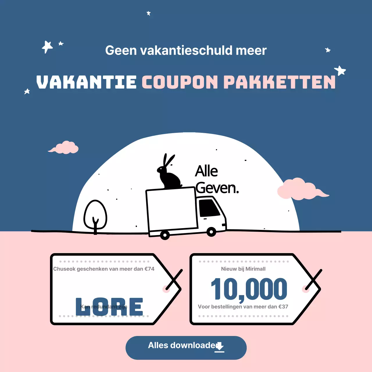Vakantie coupon pakketten