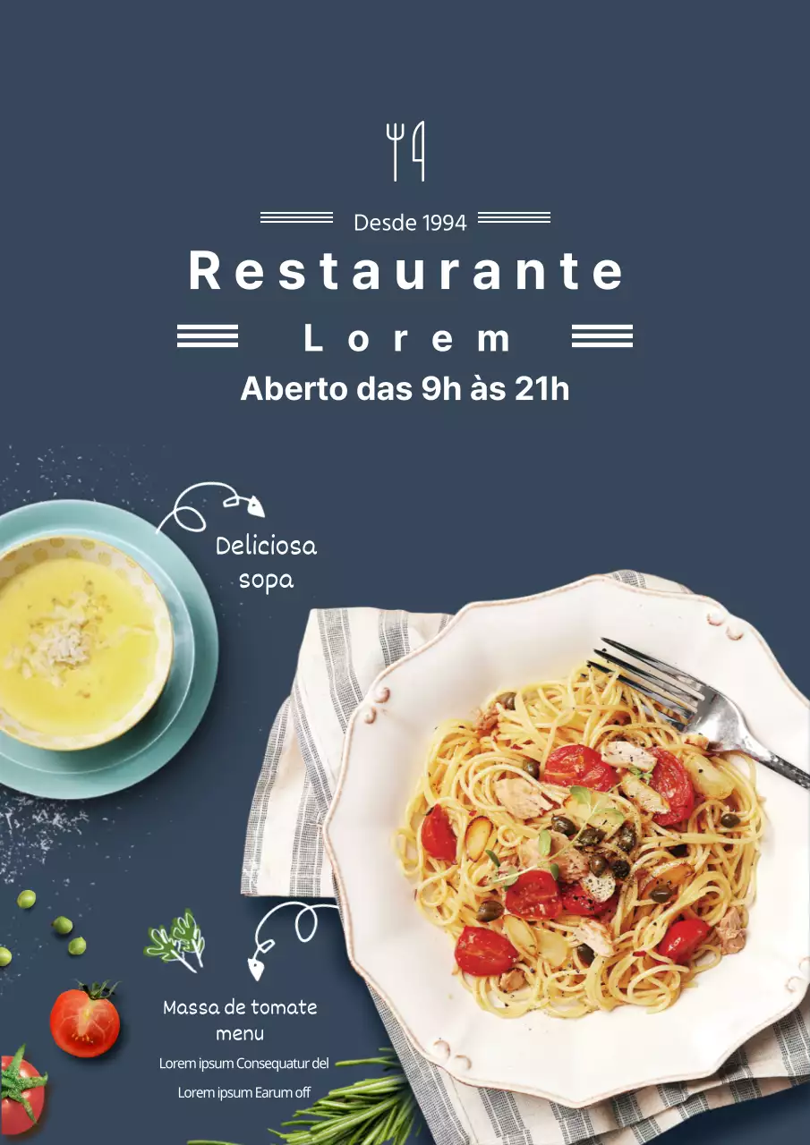 Promover a inscrição de membros para um salão de massagens de conceito azul e calmante