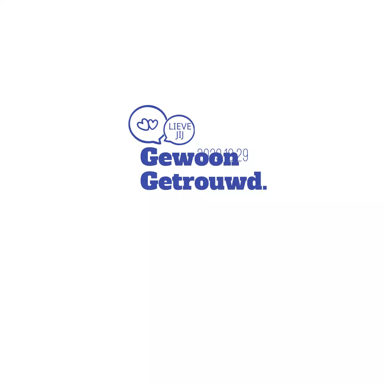 Net getrouwd. 냅킨