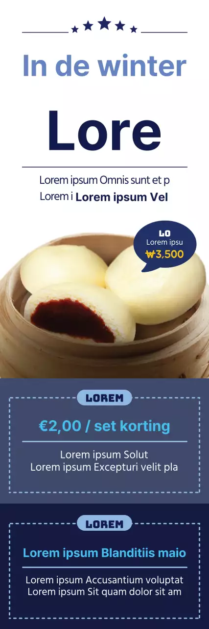  Blue Winter Treats Gestoomde Rode Bonensoep Evenement