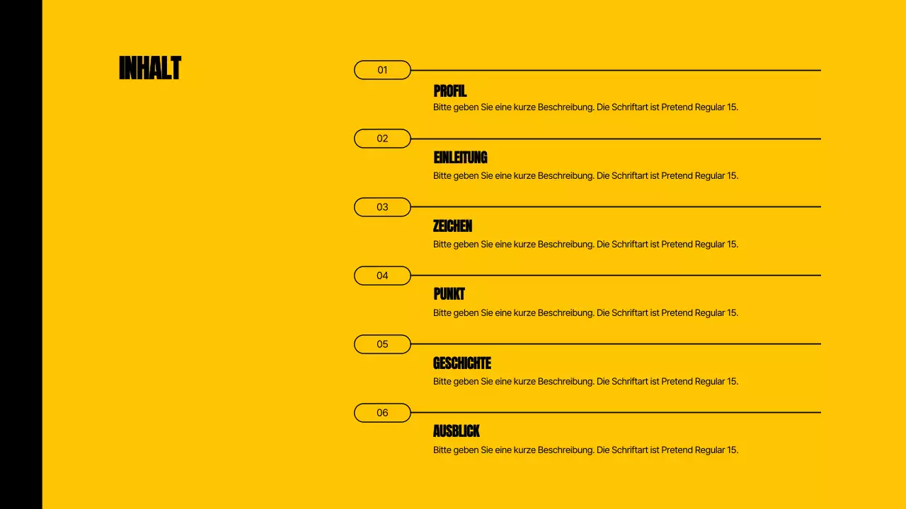 Gelb Schwarz Dynamisches Spielgespräch