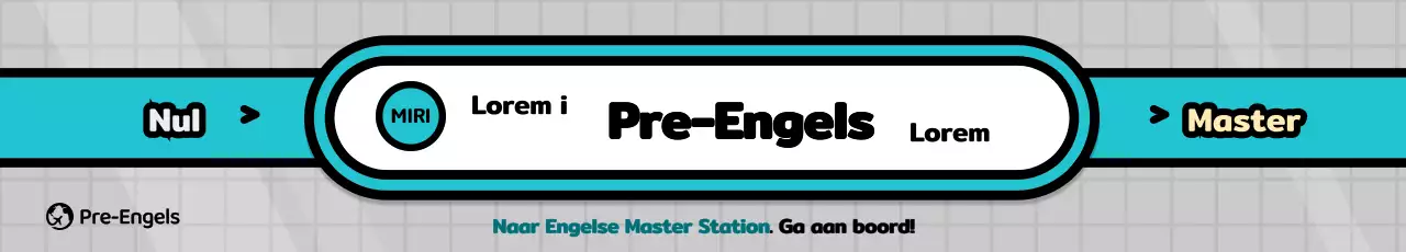 Promotie van het metroconcept school in grijs en blauw