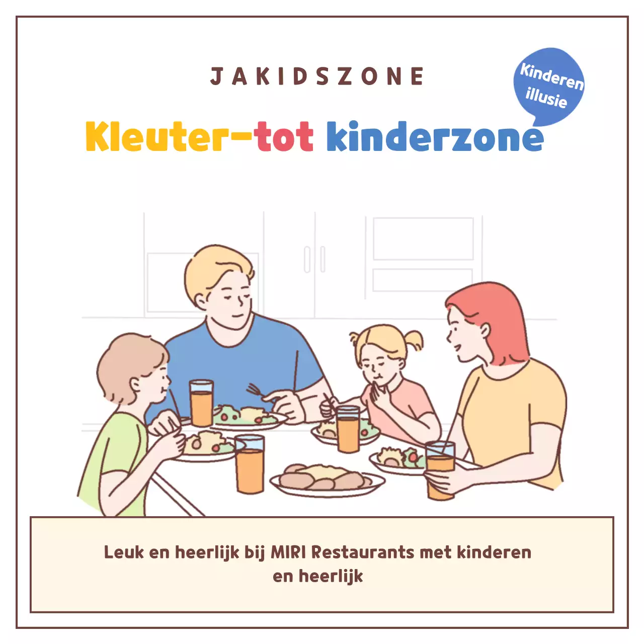 Gids voor de Yukizone met schattige illustraties