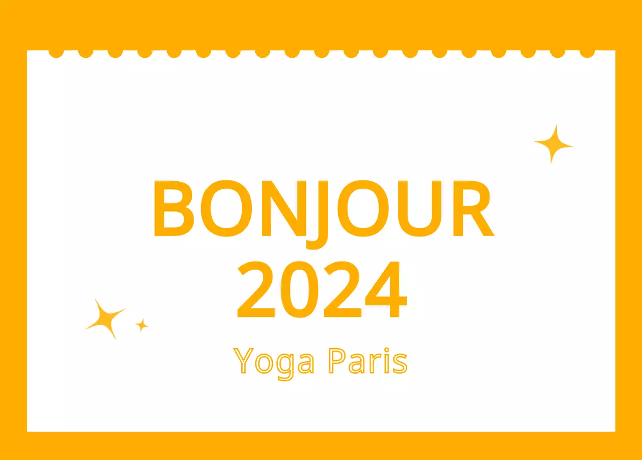 Calendriers orange à distribuer lors de la promotion de votre studio de yoga