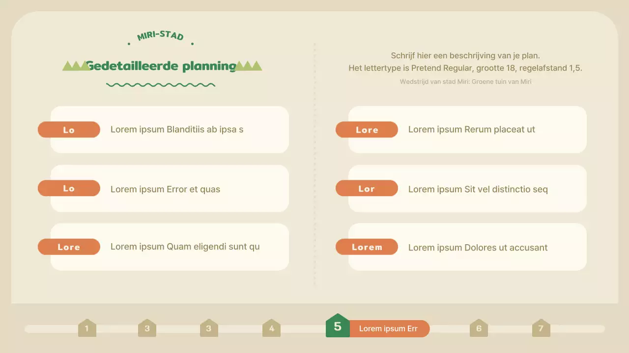 Voorstel voor wedstrijd voor groen-oranje buurtmoestuin