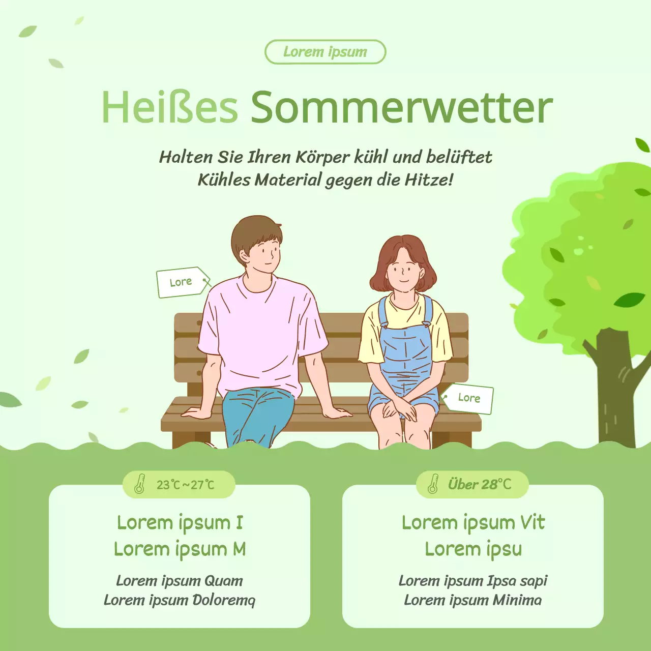 Gekleidet in Gelb und Chartreuse CardNews