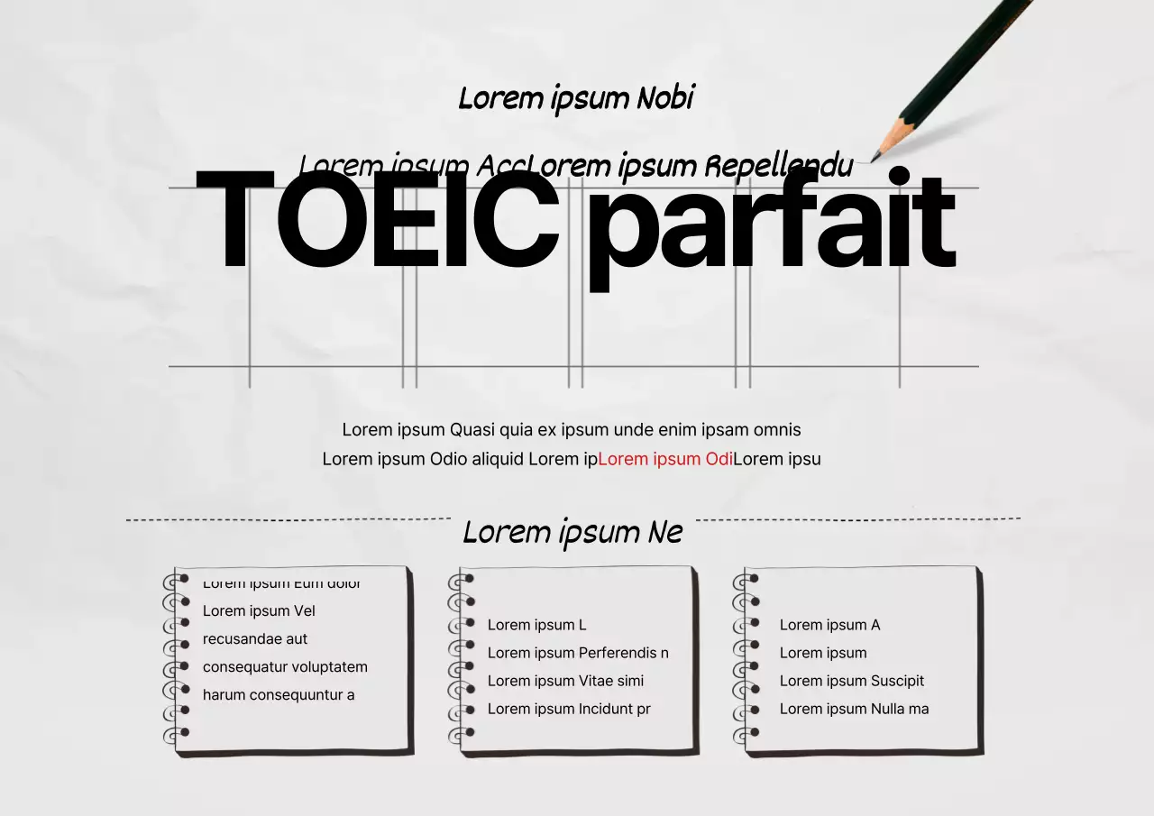Score parfait au TOEIC