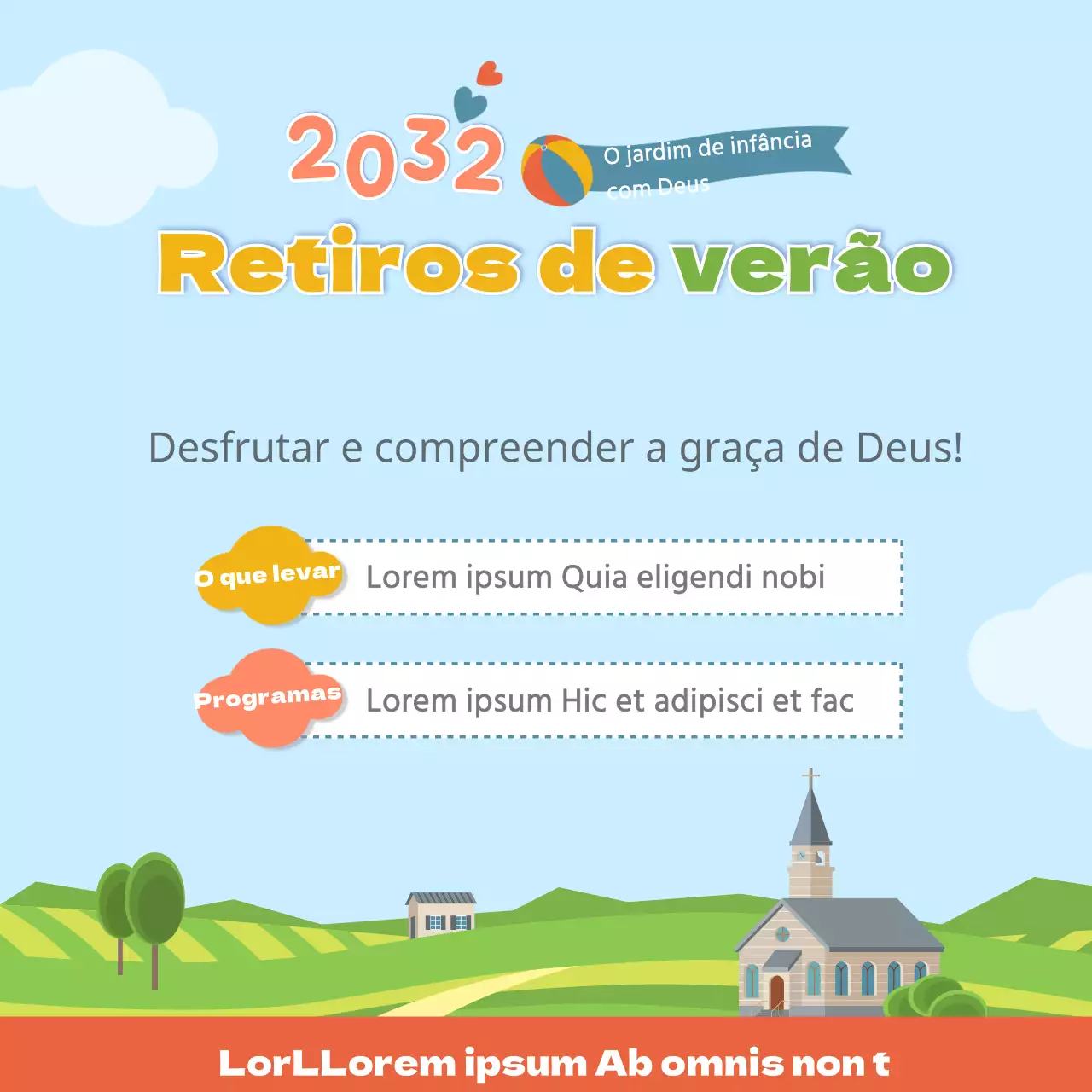 Retiro de verão da Igreja