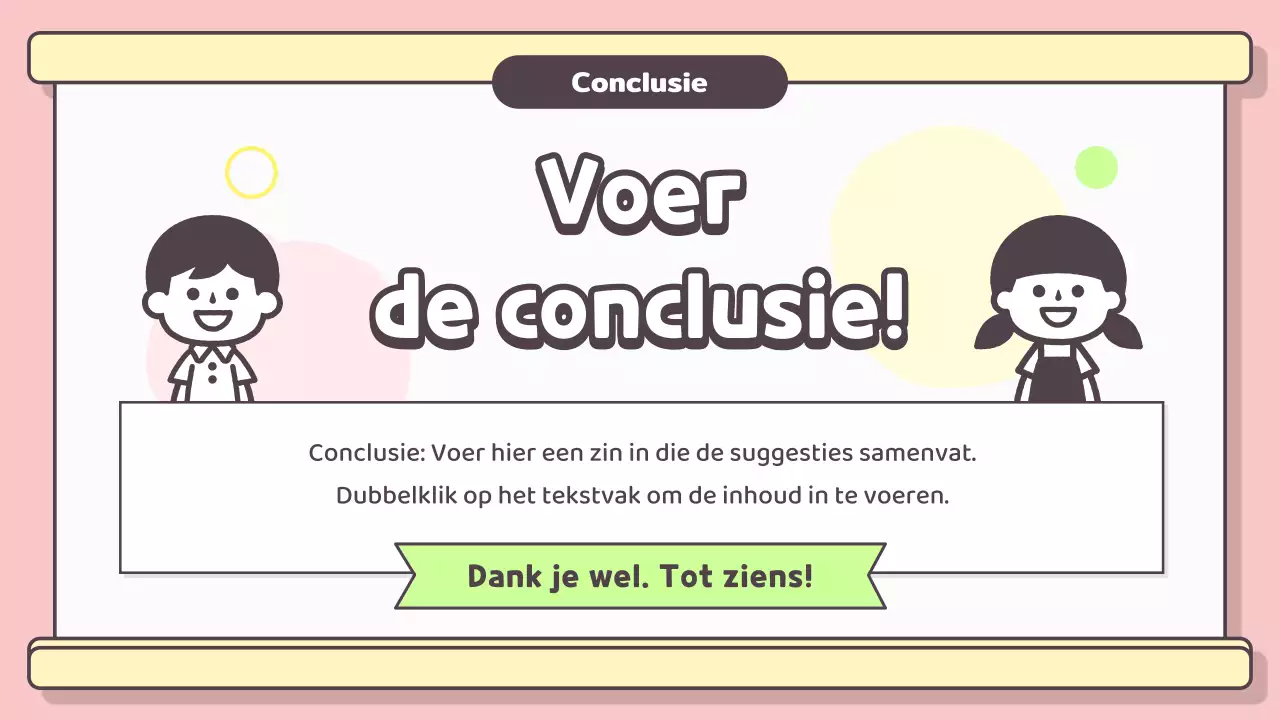 PPT-presentatie voor lessen over preventie van geweld op school