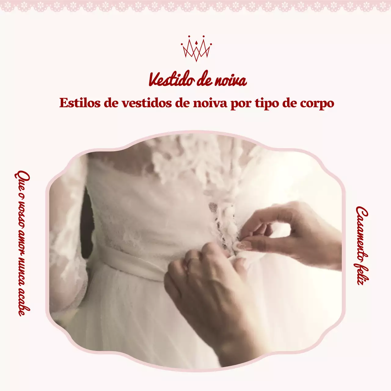 Estilos de vestidos de noiva clássicos por tipo de corpo em cor-de-rosa explicado