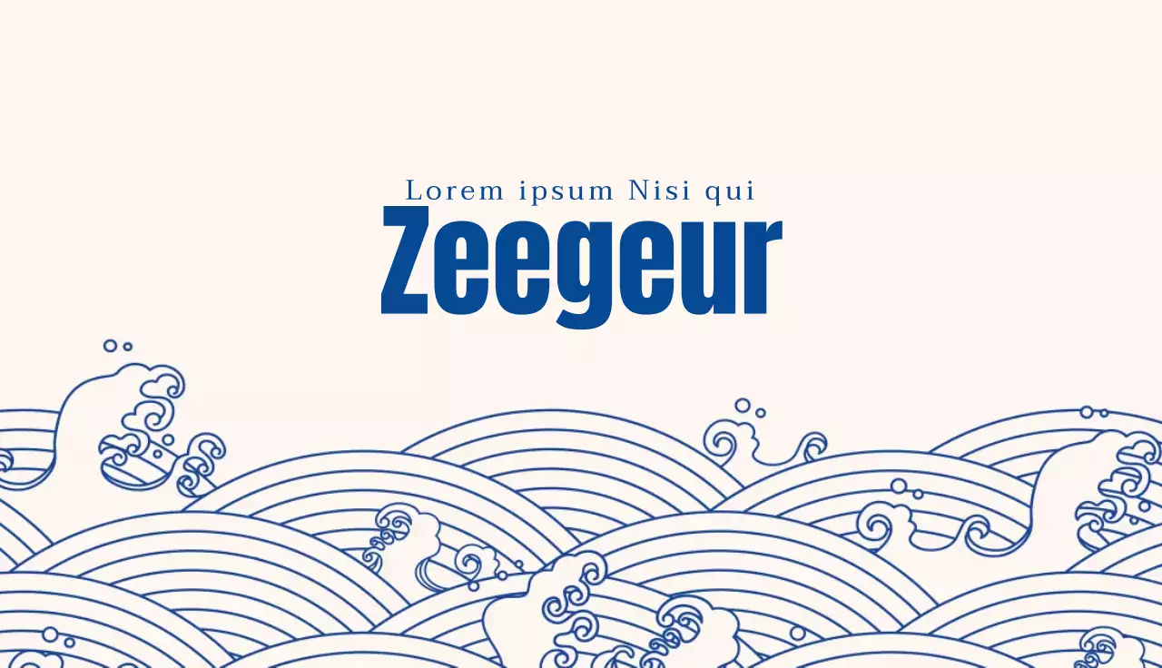 Blauwe illustratie Traditionele vislevering