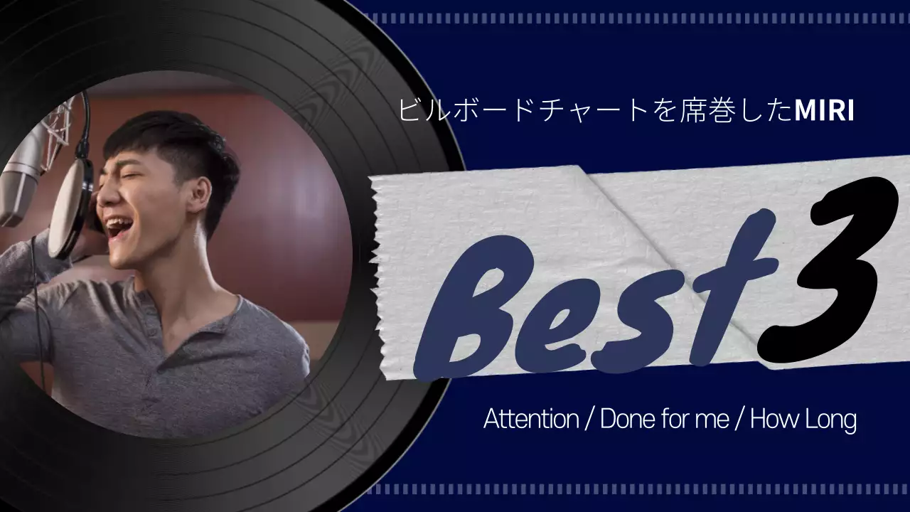 ネイビー モダン 音楽 ポスター YouTube サムネイル