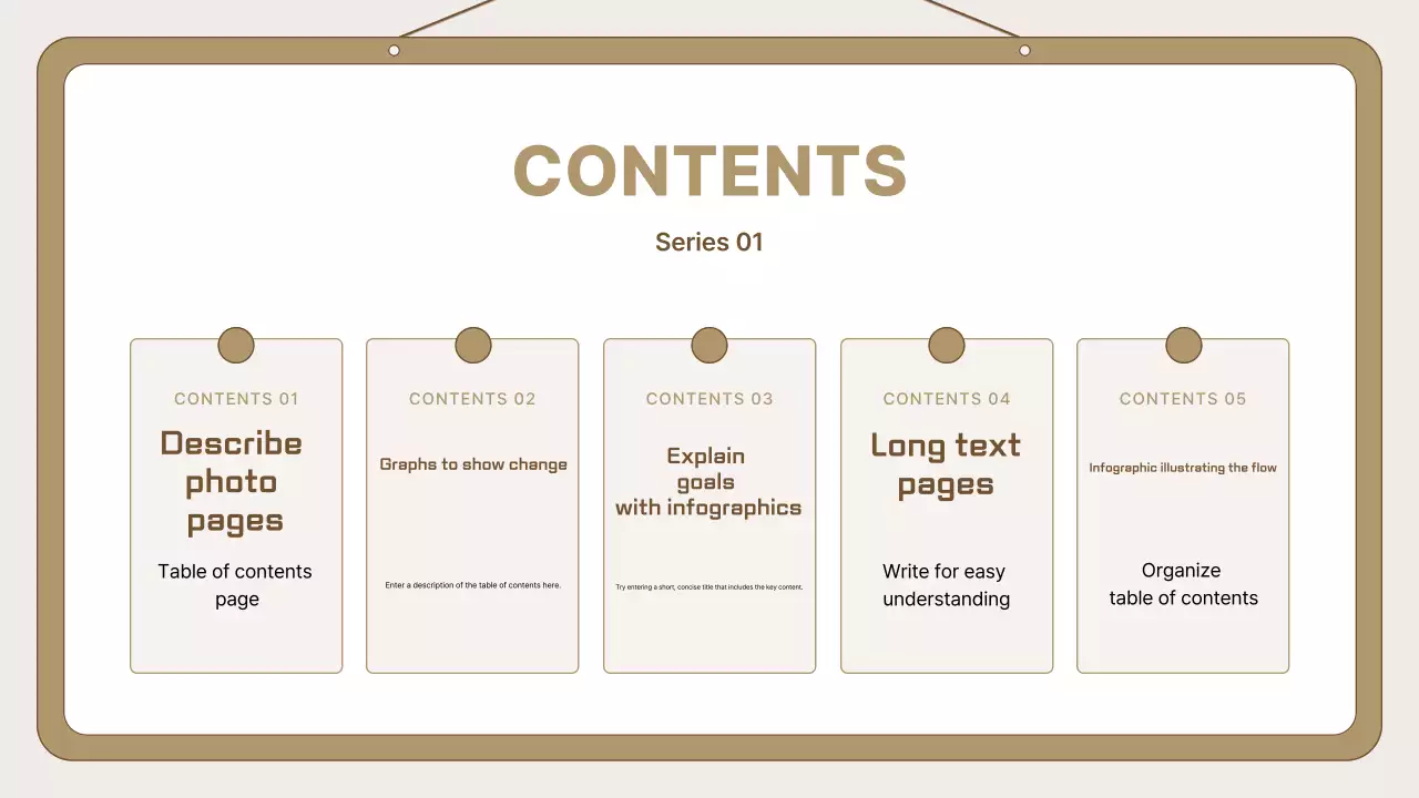 Guide to Beige Simple Presentation