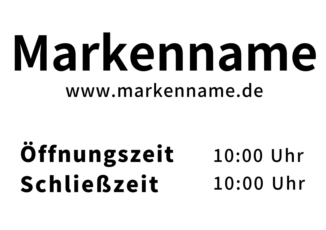 Einfaches schwarzes Papier für den Markennamen