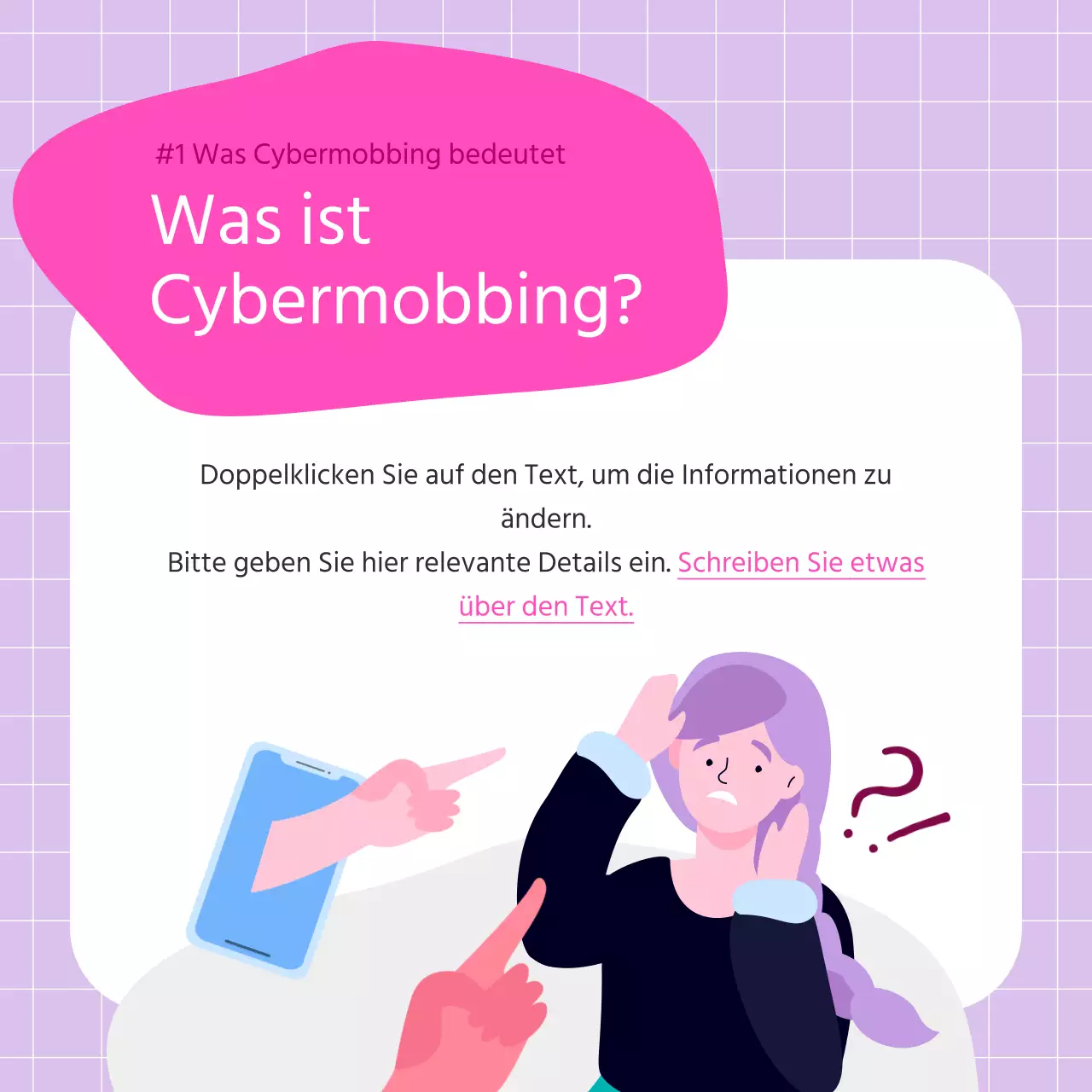 Cybermobbing CardNews