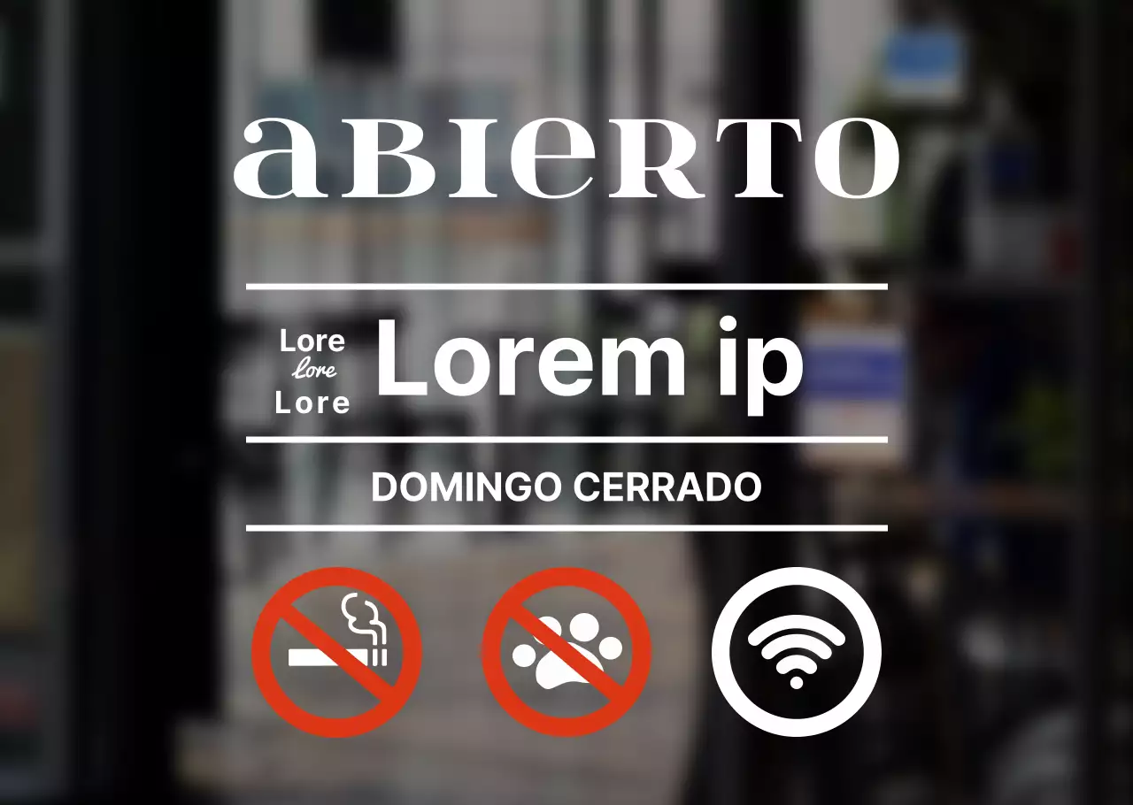 Horario básico y señalización de White's