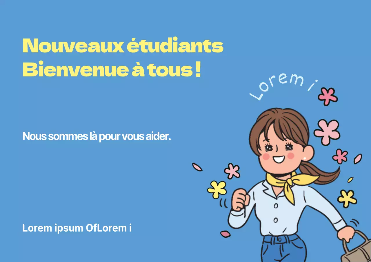 Recrutement de nouveaux étudiants