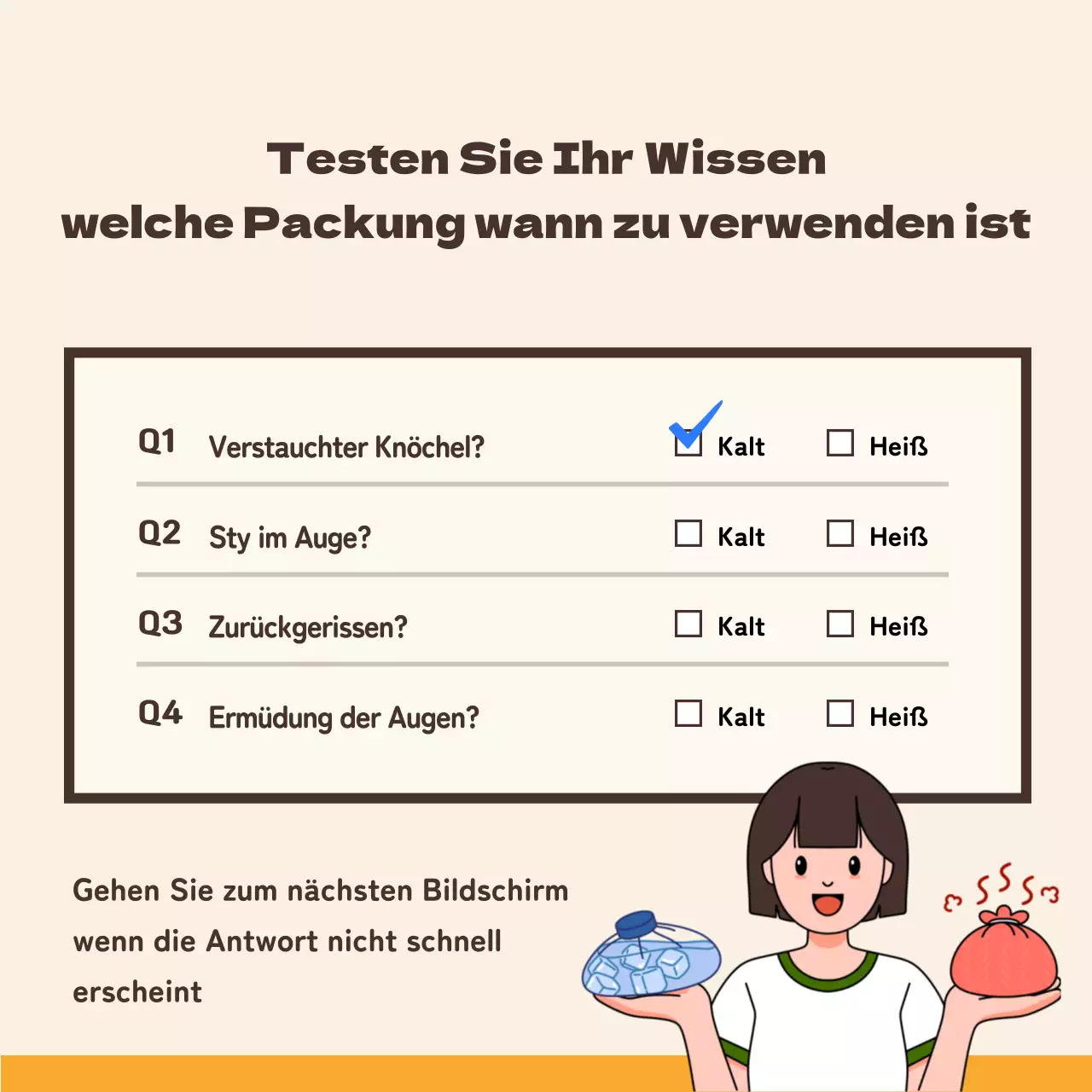 Kontextualisierte Umschläge mit einem gelben und braunen Cartoon-Konzept