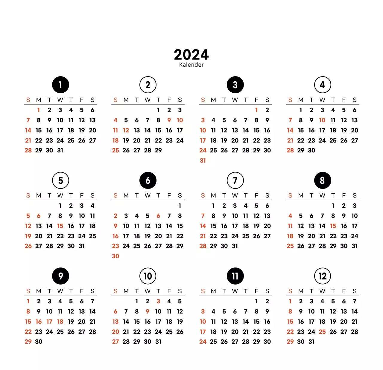 Witte eenvoudige koffie foto bureaukalender voor cafe