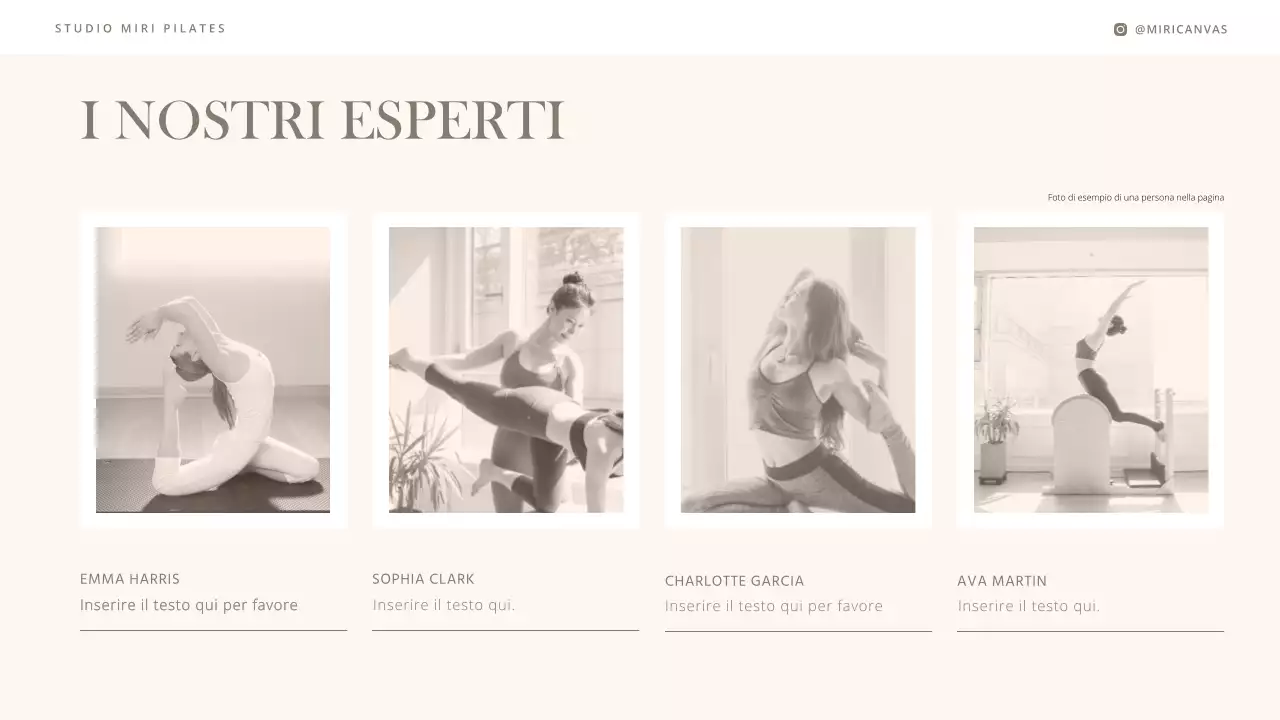 Una moderna introduzione al Pilates in beige e marrone