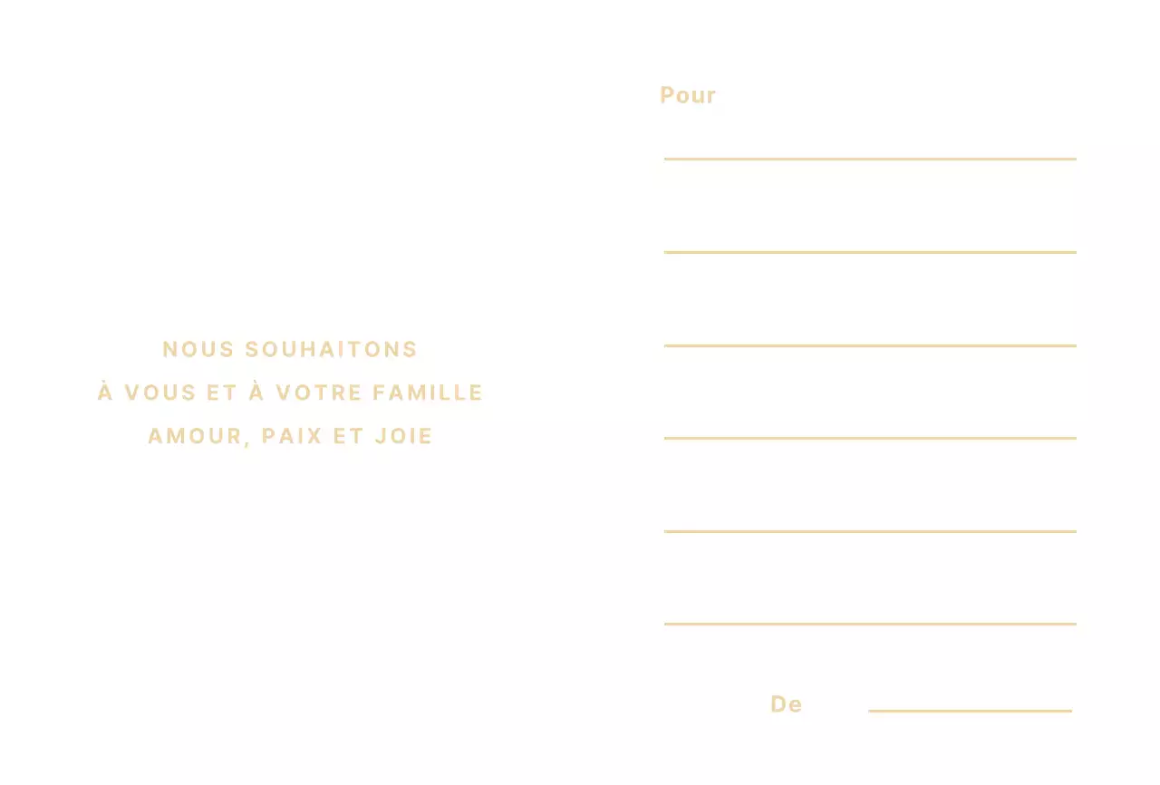 Carte postale de Noël avec bonbons blancs Carte postale de Noël