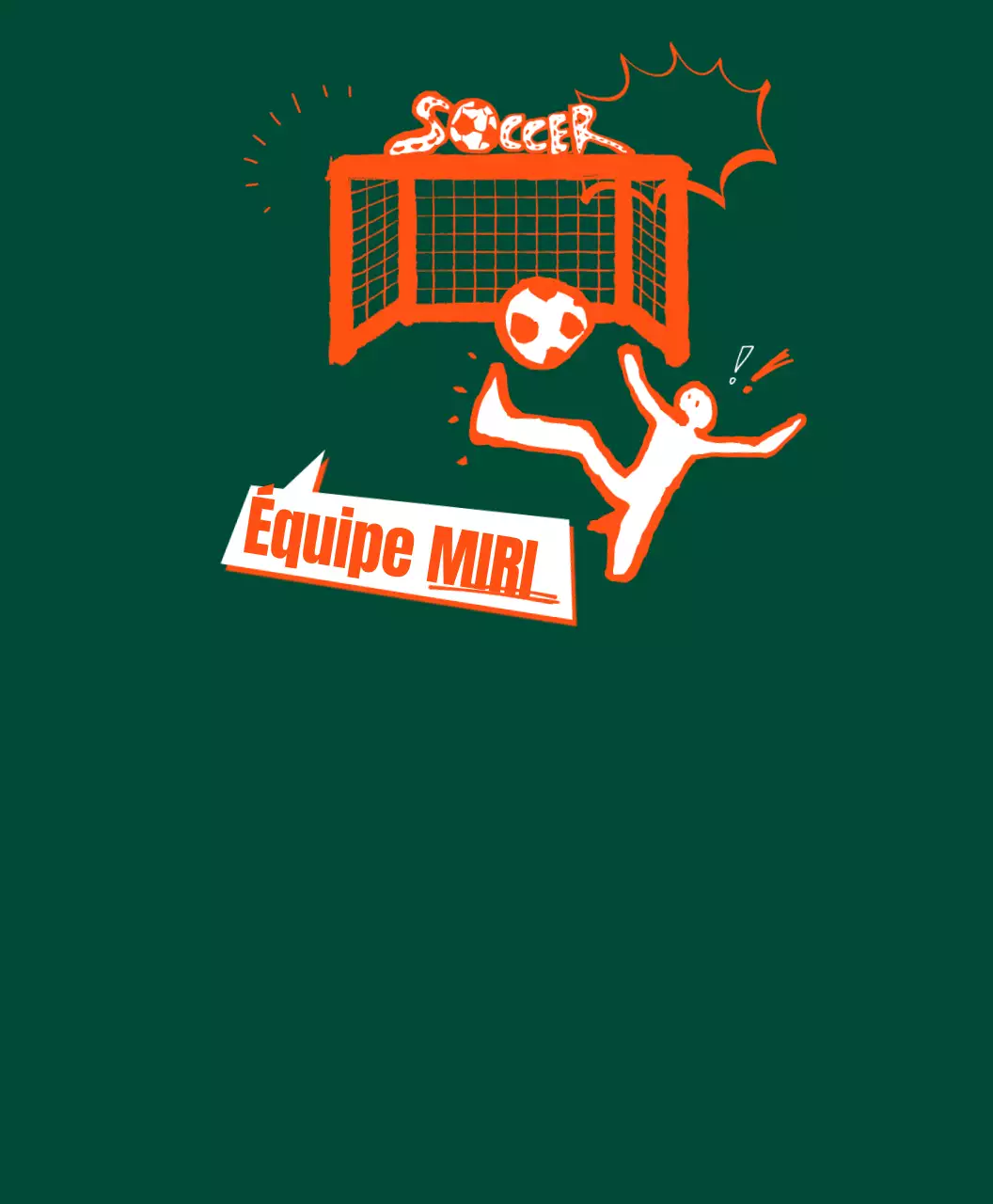 T-shirt d'un club de football, d'une équipe de football avec des graffitis grossiers