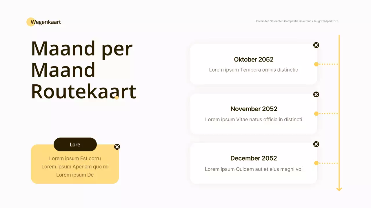 Geel Wit Glimlach Concept Club Oriëntatie