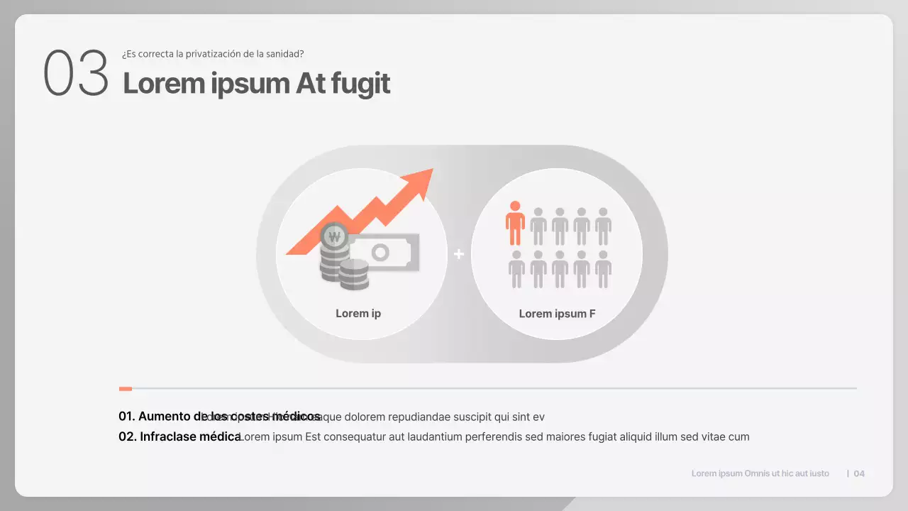 Presentación Blue Simple para el debate sobre la privatización de la sanidad