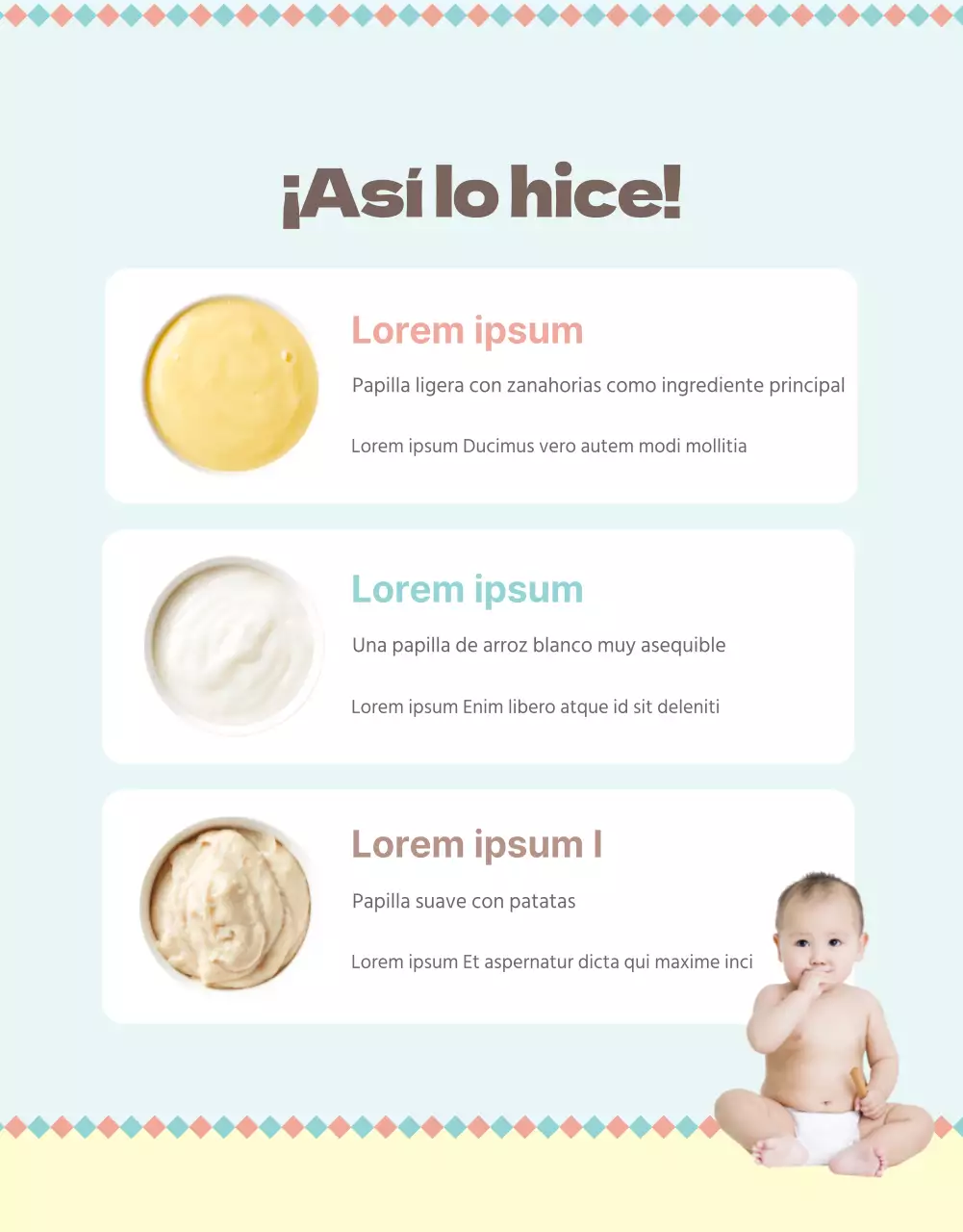 Alimentos para bebés