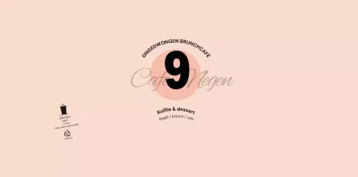 Voor een eenvoudig en uniek conceptcafé in roze en zwart