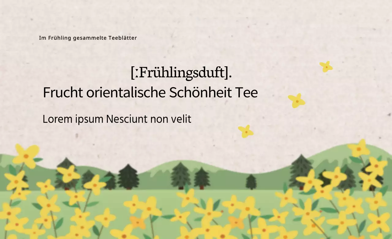 Der Duft des Frühlings