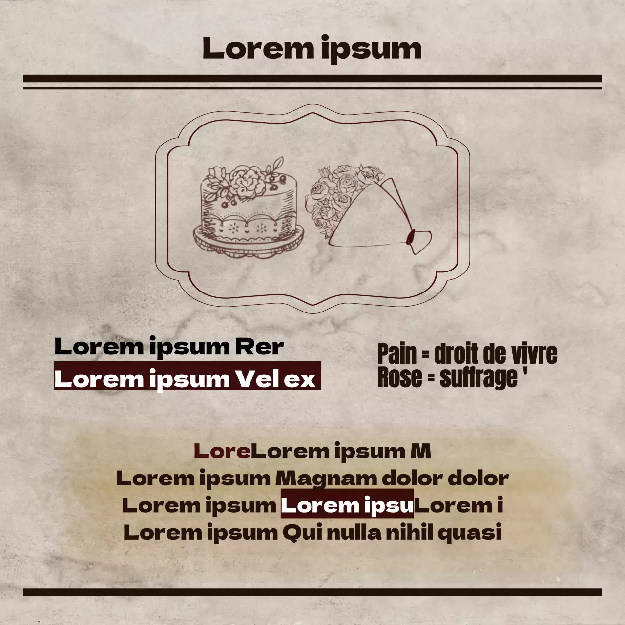 La journée internationale de la femme dans l'histoire brune Carte de presseNews