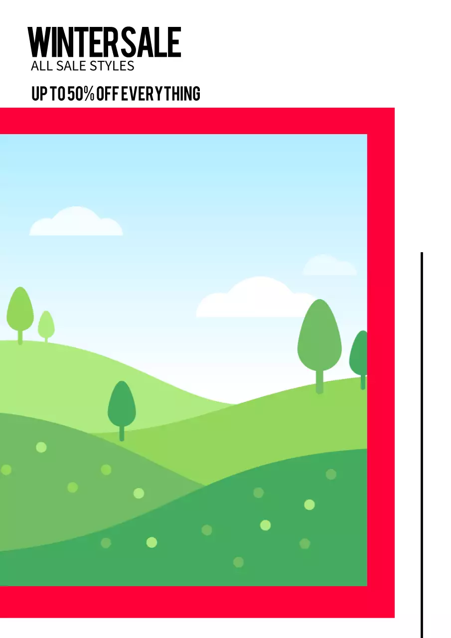 カラフル シンプル 広告 チラシ ポスター