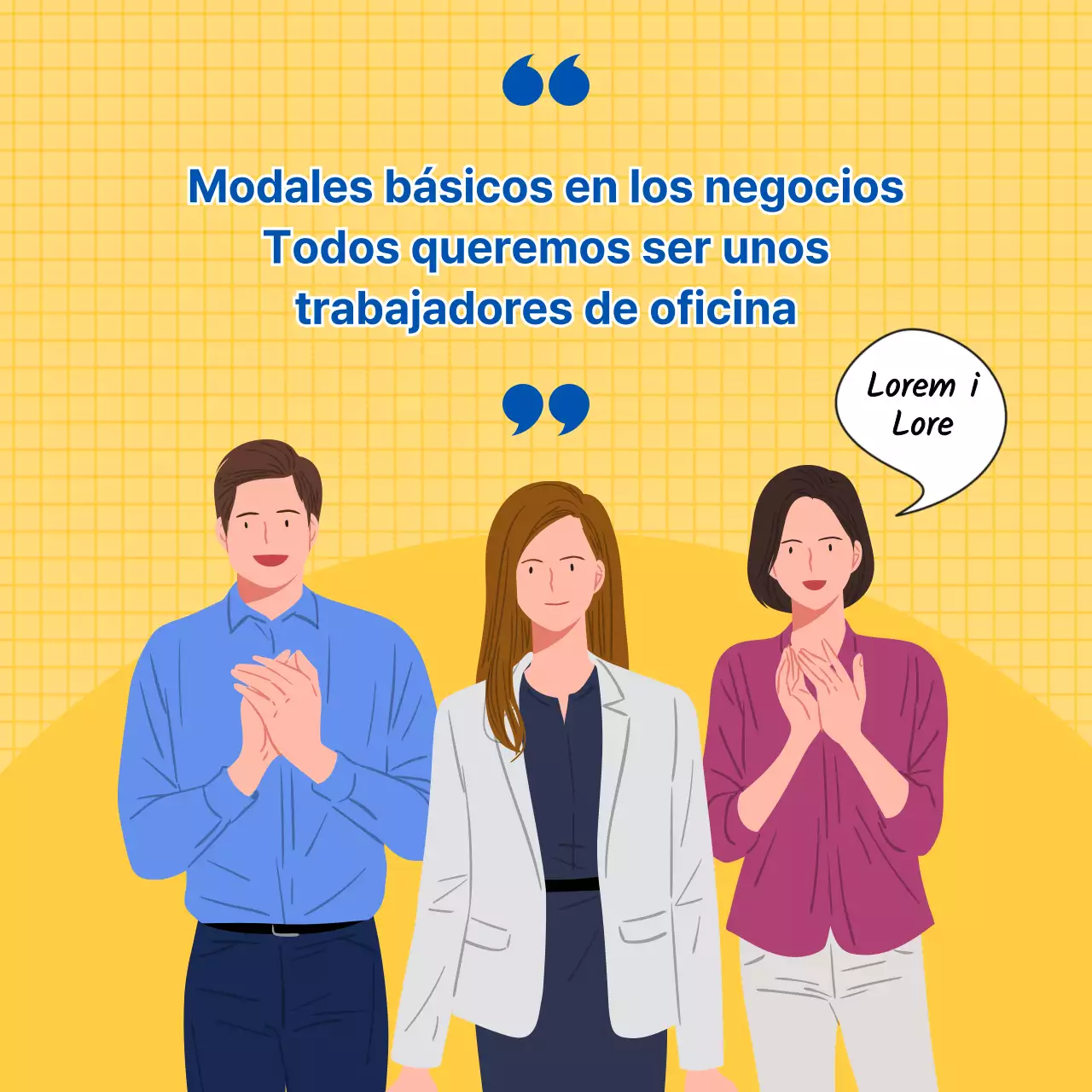 Etiqueta empresarial en amarillo y limpio CardNews