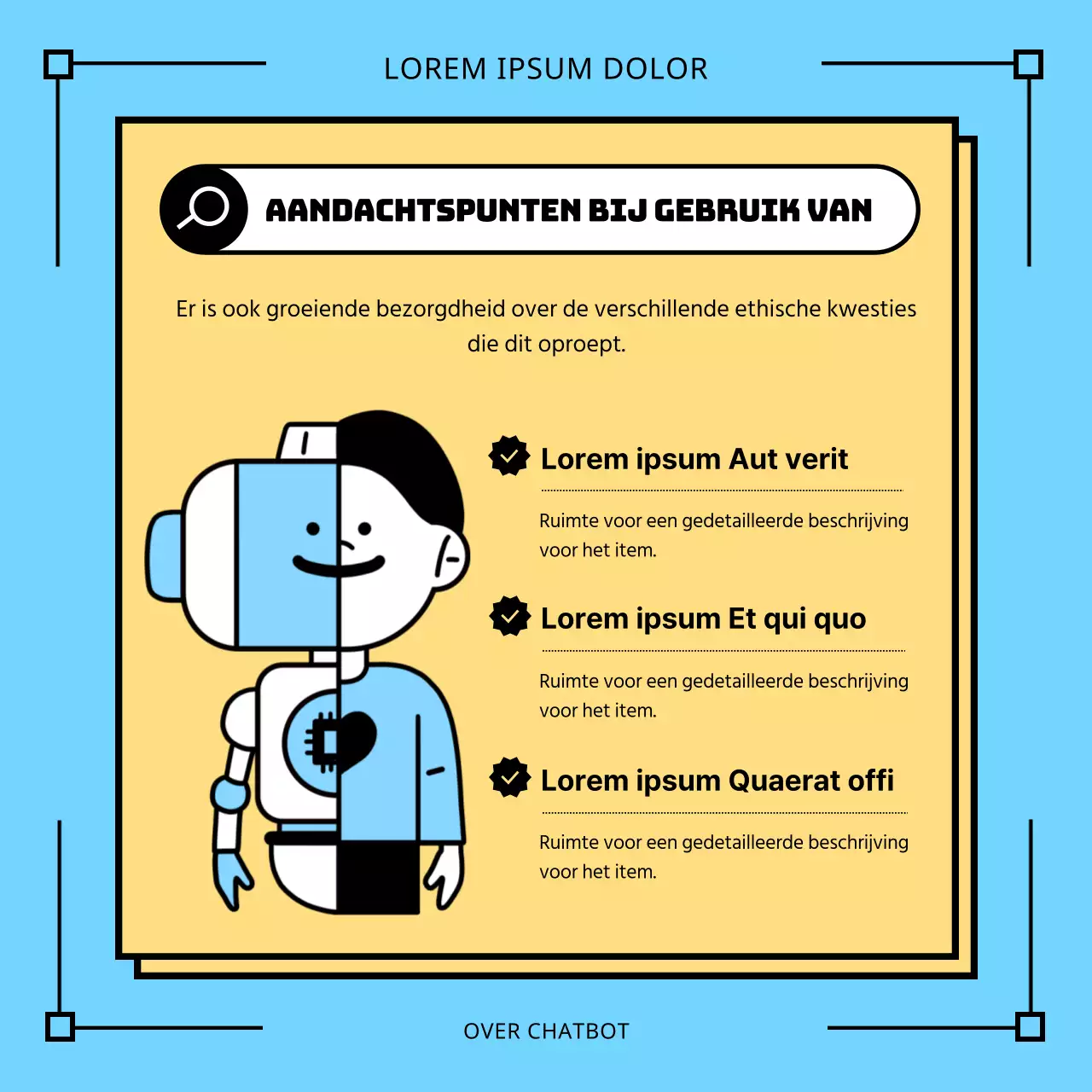 Discussies over blauwe chatbot AI