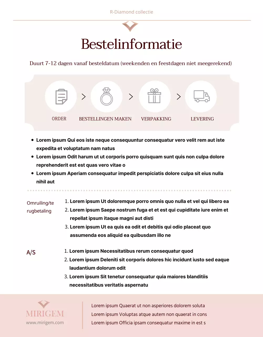 Witte Dag Diamanten Ring Gift Promotie