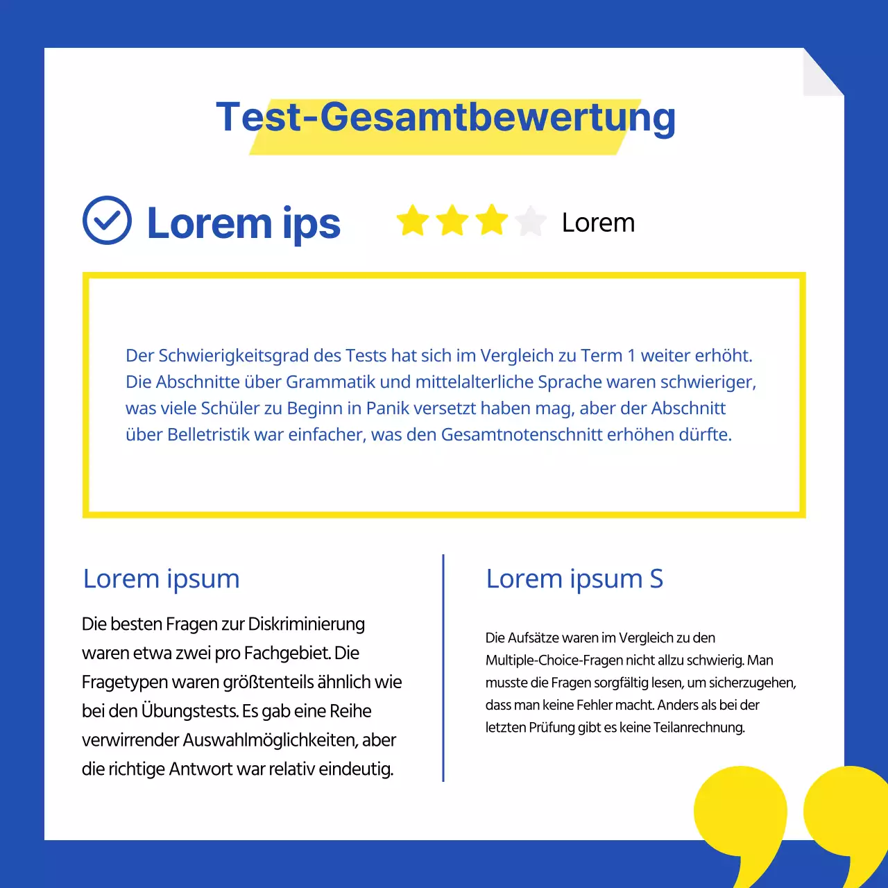 Analyse der Leistungstrends der blauen und gelben Hagwon-Schulen