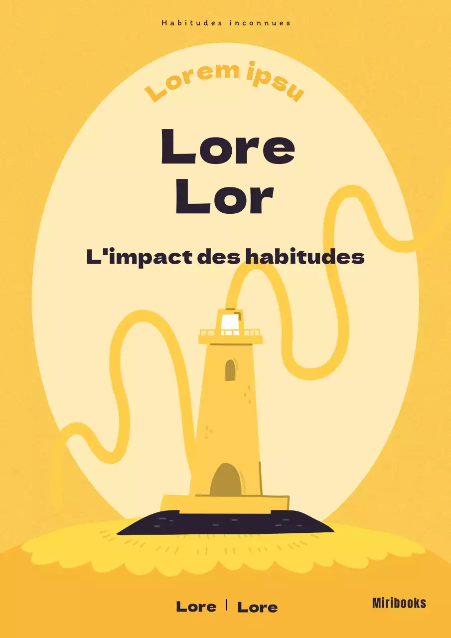 Un livre de développement personnel mis en valeur par un phare jaune et apaisant