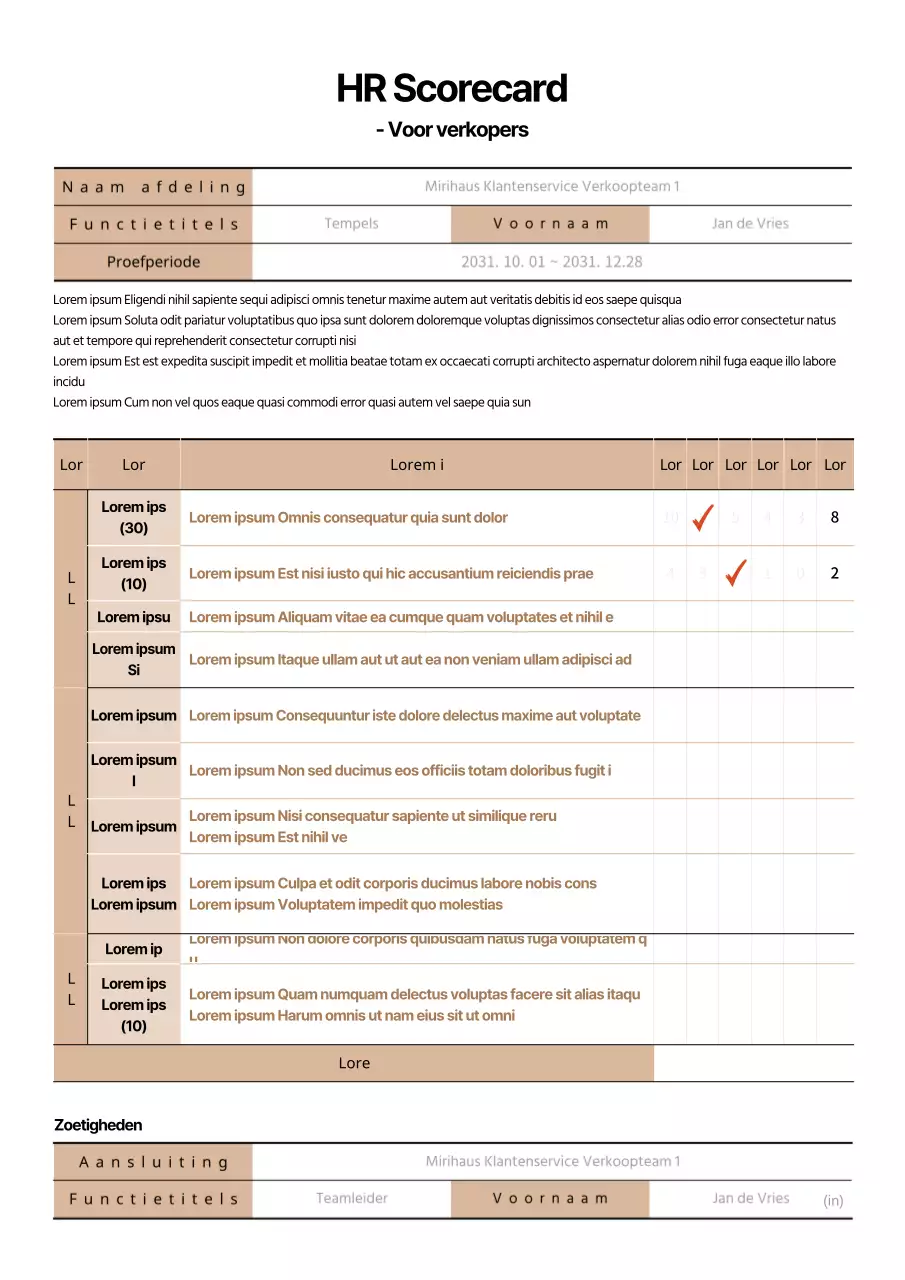 Een eenvoudige wervingsbadge in zwart- en beigetinten