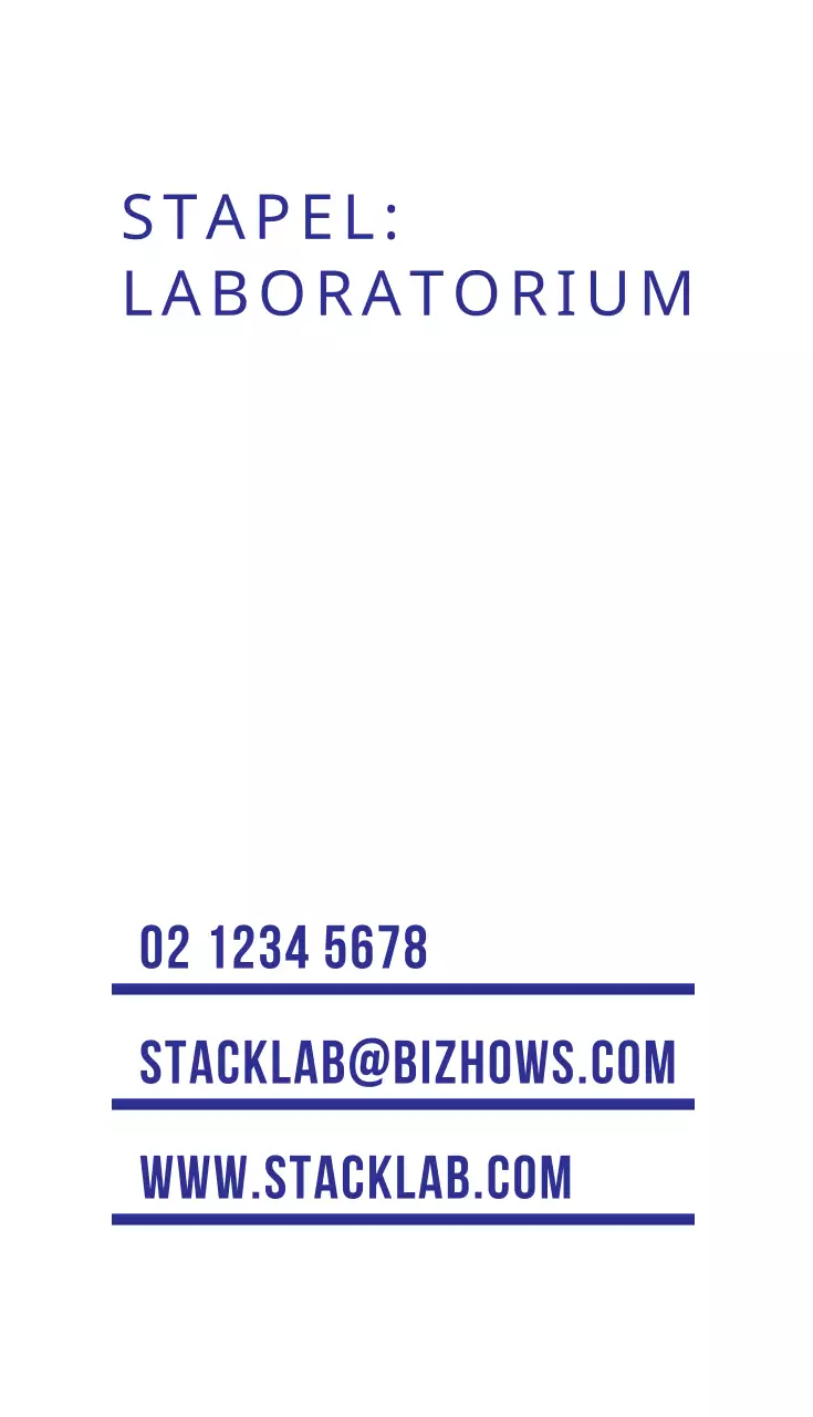 Zakelijke visitekaartjes