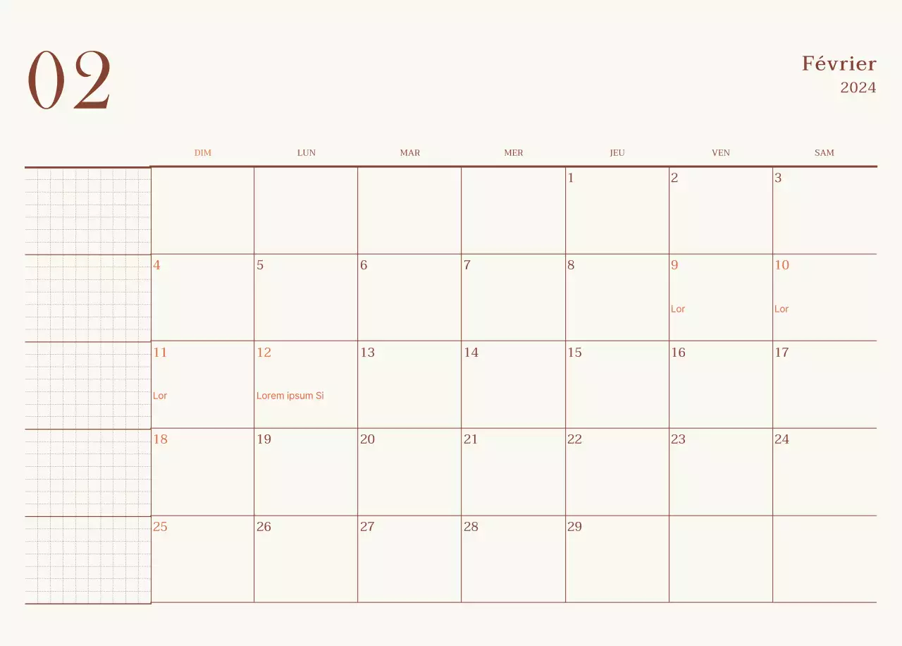 Mise en page de photos de cafés émotionnels en beige et marron