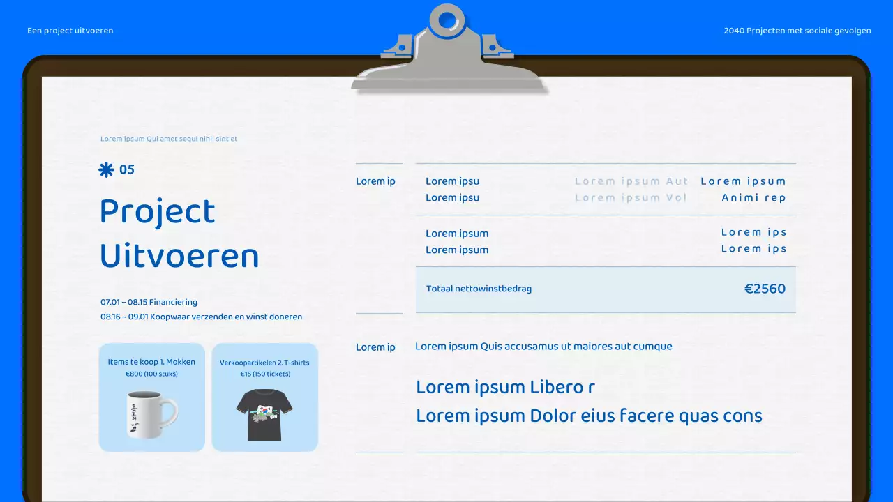 Blauw en lichtblauw natuurlijk dokdo verdedigingsproject resultatenrapport